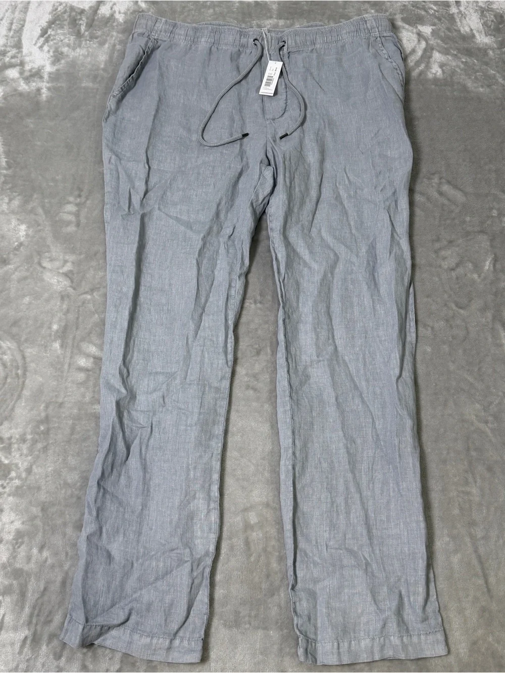 James Perse Lightweight 100% Linen Pants Grey NWT Men's 4 XL $295